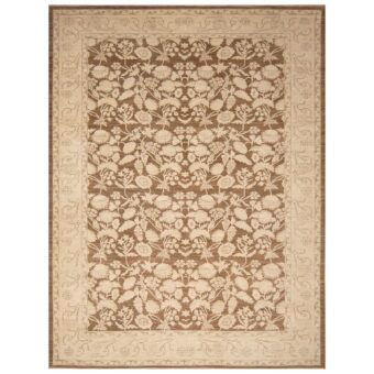 Afghan Hand-knotted Vegetable Dye Oushak Wool Rug (9'2 x 12')