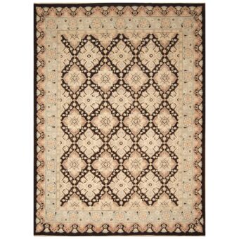 Afghan Hand-knotted Vegetable Dye Oushak Wool Rug (8'8 x 12'2)
