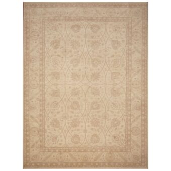 Afghan Hand-knotted Vegetable Dye Oushak Wool Rug (8'9 x 11'10)