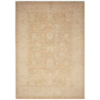 Afghan Hand-knotted Vegetable Dye Oushak Wool Rug (8'1 x 11'4)