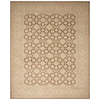Afghan Hand-knotted Vegetable Dye Khotan Wool Rug (9'2 x 11'3)