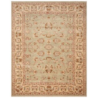 Afghan Hand-knotted Vegetable Dye Oushak Wool Rug (8' x 10')