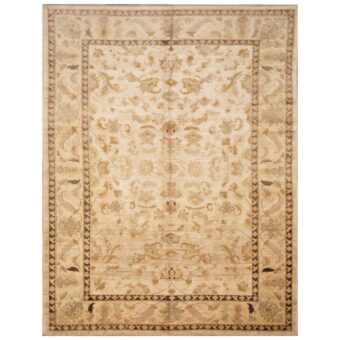 Afghan Hand-knotted Vegetable Dye Oushak Wool Rug (8' x 10'5)