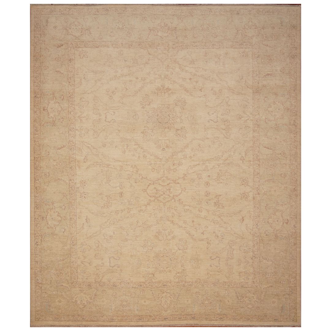 Afghan Hand-knotted Oushak Wool Rug (8'4 x 10')
