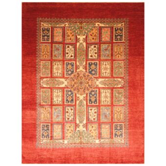 Afghan Hand-knotted Super Kazak Wool Rug (7'9 x 10'4)