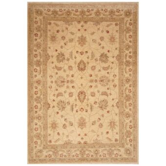 Afghan Hand-knotted Vegetable Dye Oushak Wool Rug (7'1 x 10'2)