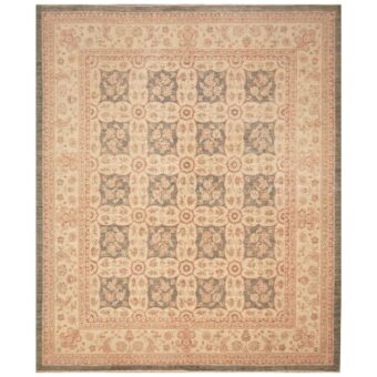 Afghan Hand-knotted Vegetable Dye Khotan Wool Rug (8'1 x 9'5)