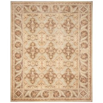 Afghan Hand-knotted William Morris Wool Rug (8' x 9'9)
