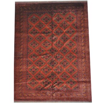 Afghan Hand-knotted Khal Mohammadi Wool Rug (9'11 x 13')
