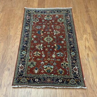 HERAT ORIENTAL Hand-knotted Indo Serapi Wool Rug (3' x 5')