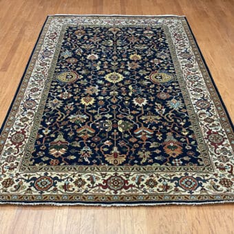 HERAT ORIENTAL Hand-knotted Indo Serapi Wool Rug (5'11 x 8'9)