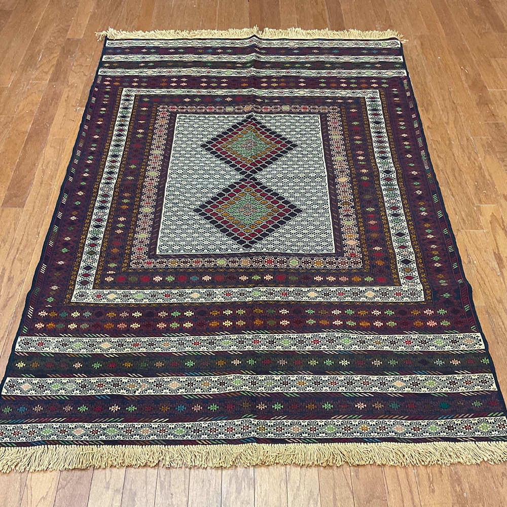 HERAT ORIENTAL Handmade Soumak Kilim (4'4 x 6'7)