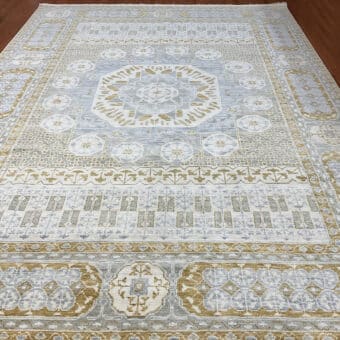 Indo Hand-knotted Mamluk Wool Rug (10' x 13'11)
