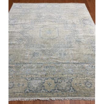 Indo Hand-knotted Mamluk Wool Rug (8' x 9'11)