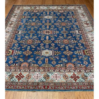 Afghan Hand-knotted Super Kazak Wool Rug (8'1 x 9'10)
