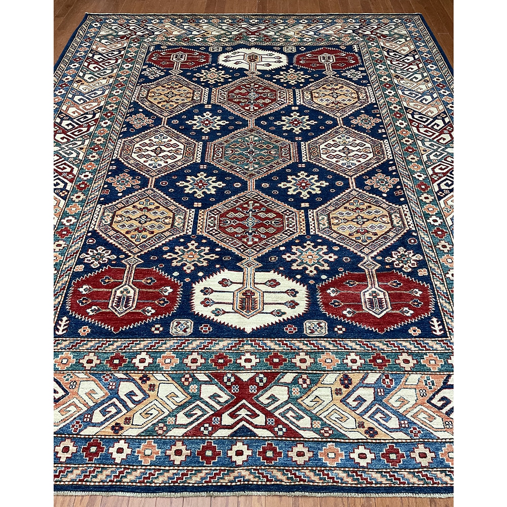 Afghan Hand-knotted Super Kazak Wool Rug (8' x 10'2)