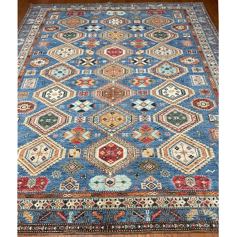 Afghan Hand-knotted Super Kazak Wool Rug (8'2 x 10'3)