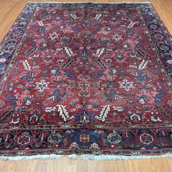 1960's Antique Persian Hand-knotted Hamadan (8' x 10'6)