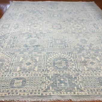 Indo Hand-knotted Mamluk Wool Rug (12'1 x 15'3)