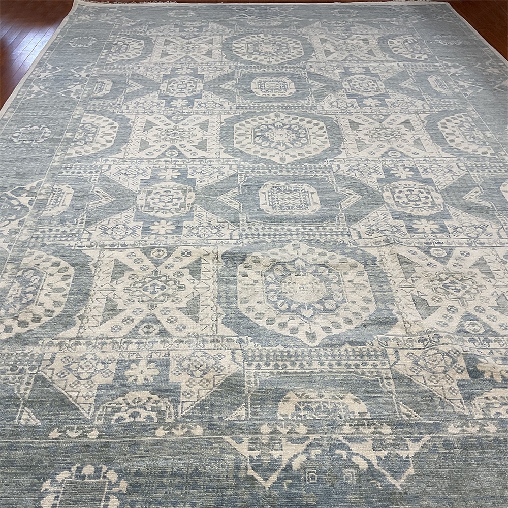 Indo Hand-knotted Mamluk Wool Rug (12' x 17'9)