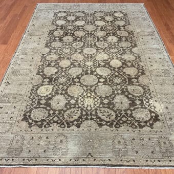 Afghan Hand-knotted Vegetable Dye Oushak Wool Rug (6' x 9')