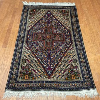 Afghan Hand-knotted Balouchi Wool Rug (3'10 x 6'6)