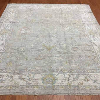 Afghan Hand-knotted Vegetable Dye Oushak Wool Rug (8'8 x 10')