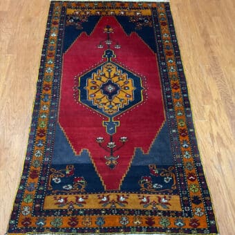 Persian Hand-knotted Hamadan Wool Rug (3'8 x 6'7)