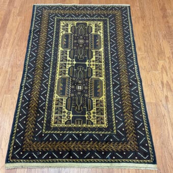 Afghan Hand-knotted Balouchi Wool Rug (3'6 x 5'9)