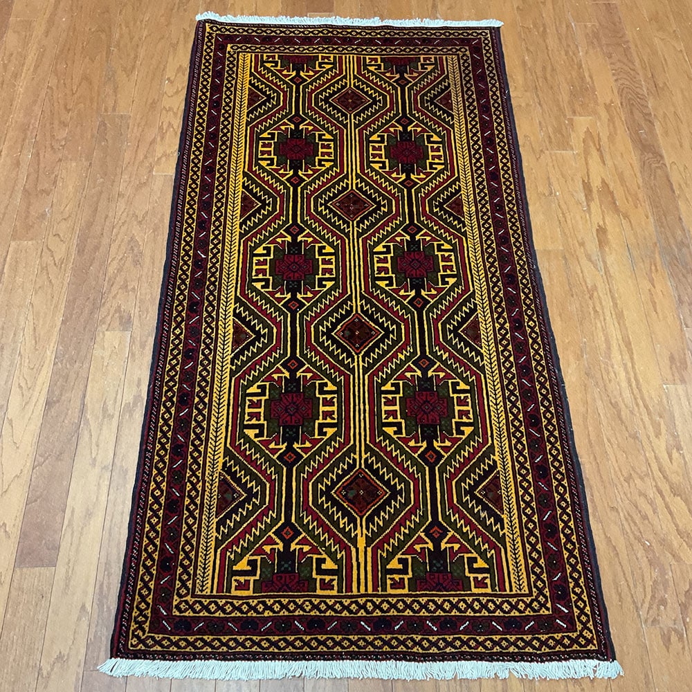 Persian Hand-knotted Balouchi Wool Rug (3' x 5'7)