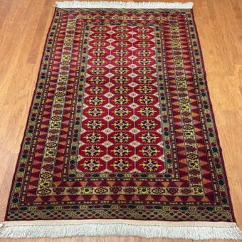 Afghan Hand-knotted Mouri (4' x 6'4)