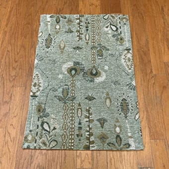 Indo Hand-woven Chenille Flatweave Rug (2' x 3')