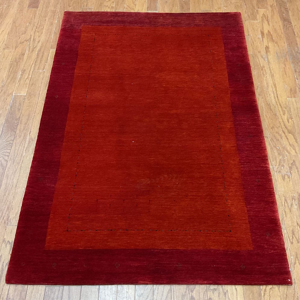 Hand-knotted Indo Gabbeh Wool Rug (4' x 6'10)