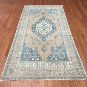 Turkish Hand-knotted Oushak Wool Rug (5'6 x 11'5)