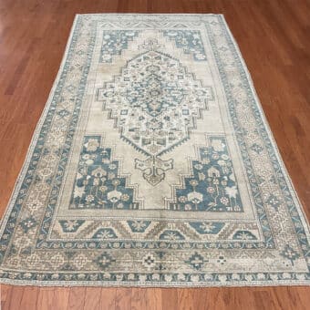 Turkish Hand-knotted Oushak Wool Rug (5'11 x 11'10)