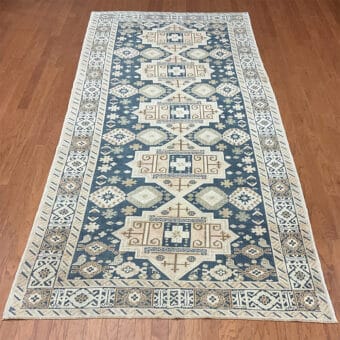 Turkish Hand-knotted Oushak Wool Rug (5' x 10'11)