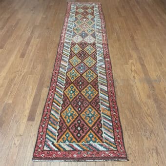 Turkish Hand-knotted Oushak Wool Runner (2'8 x 13'2)